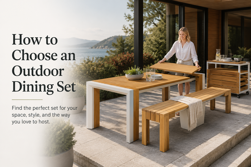 How to Choose an Outdoor Dining Set: Complete Buying Guide