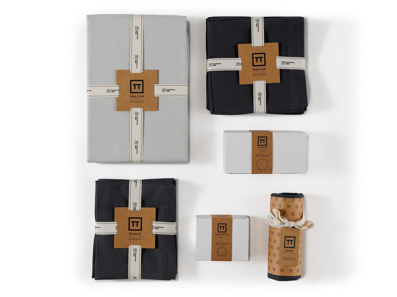Ensemble d’Accessoires de Table pour 12 – Coton