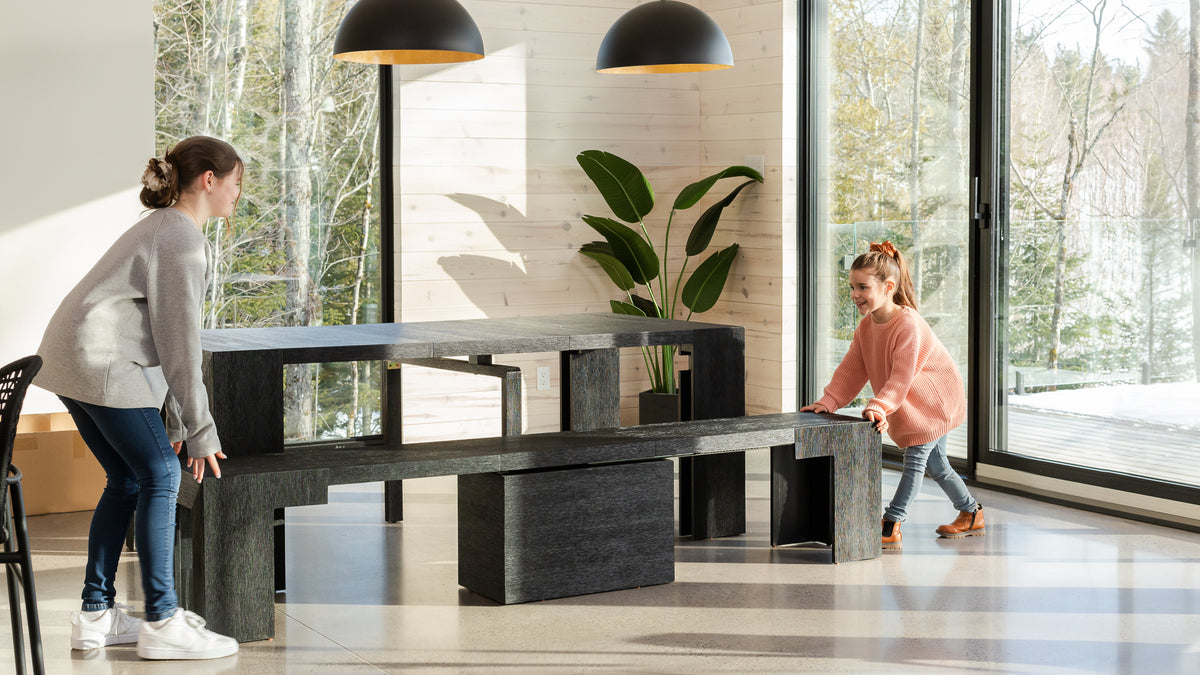 Solid Wood Extendable Dining Table | Transformer Table#N# – Transformer ...