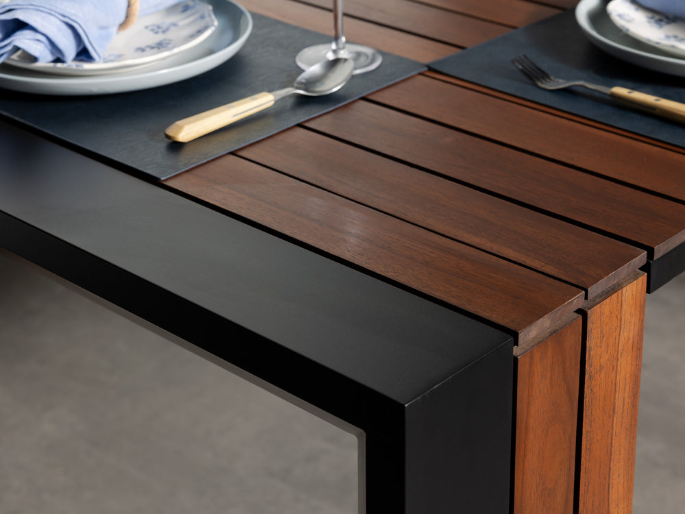 Dark Teak::Gallery::Transformer Patio Dining Set