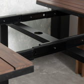 Dark Teak::Gallery::Transformer Patio Dining Set