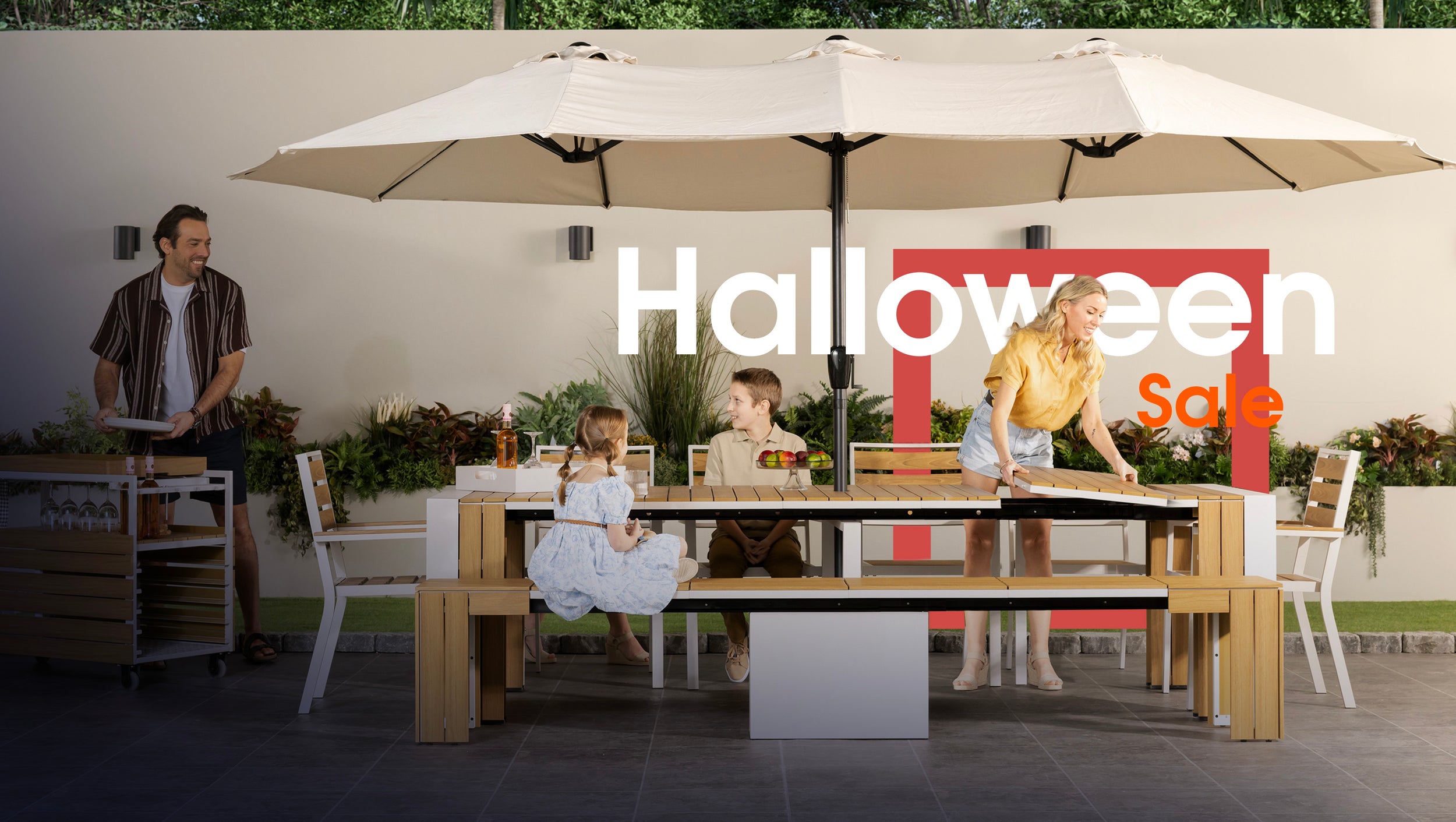 Transformer Outdoor Table and Dining Set | Transformer Table