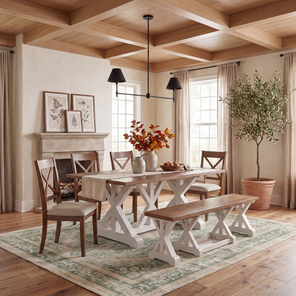 French Chestnut Patina White::Gallery