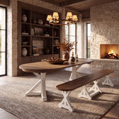 French Chestnut Patina White::Gallery
