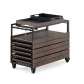 Dark Walnut - Black Frame::Gallery