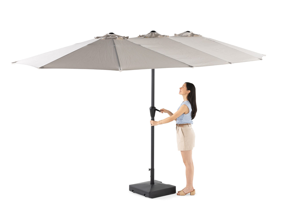 Dark Teak::Gallery::Transformer Patio Umbrella