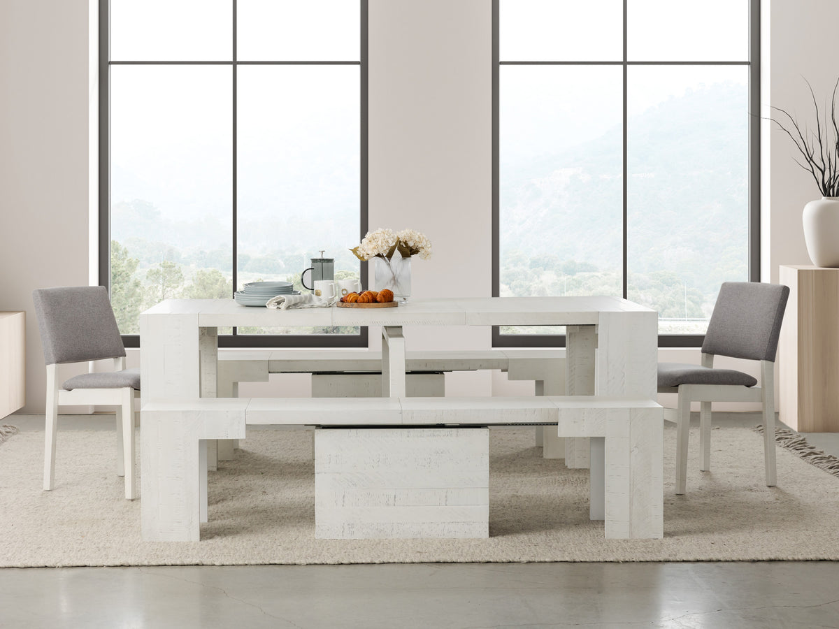 Solid Wood Extendable Dining Table | Transformer Table