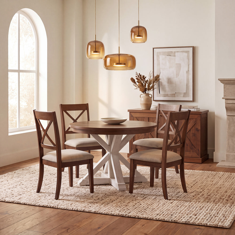 French Chestnut Patina White::Gallery