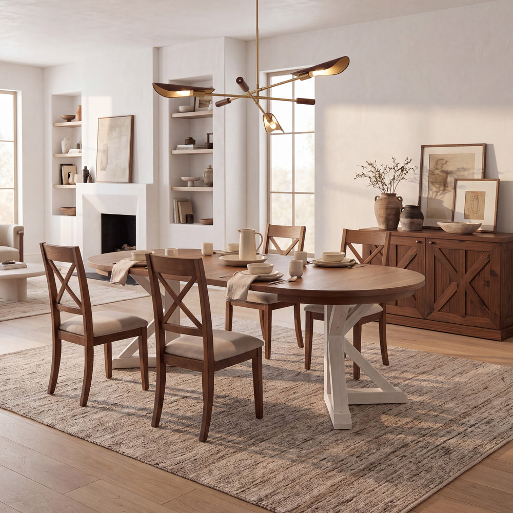 French Chestnut Patina White::Gallery