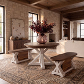 French Chestnut Patina White::Gallery