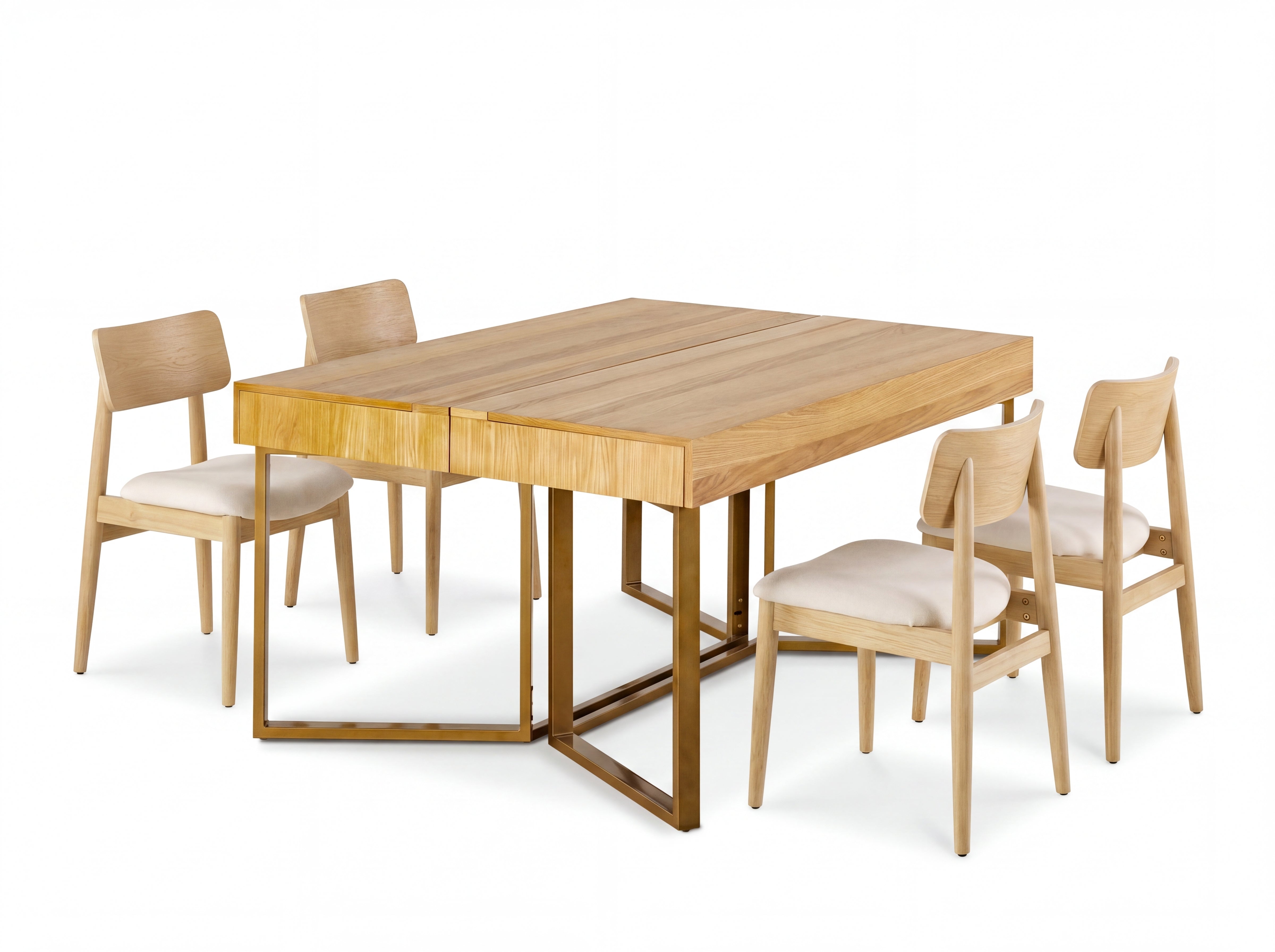 Adjustable Table to Desk - Adjustable Double Desk | TT CA