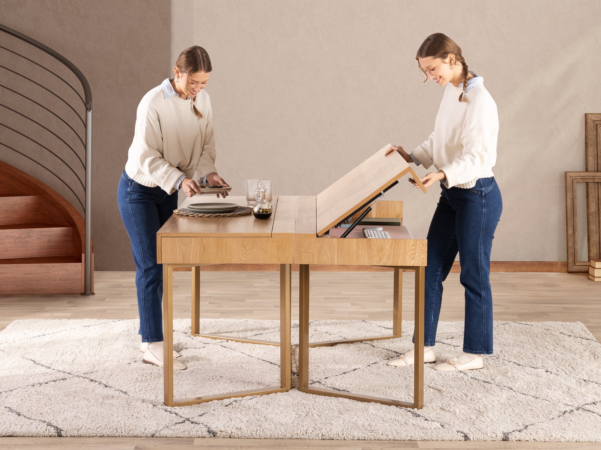 Table to Home Office Desks - Workstation | Transformer Table