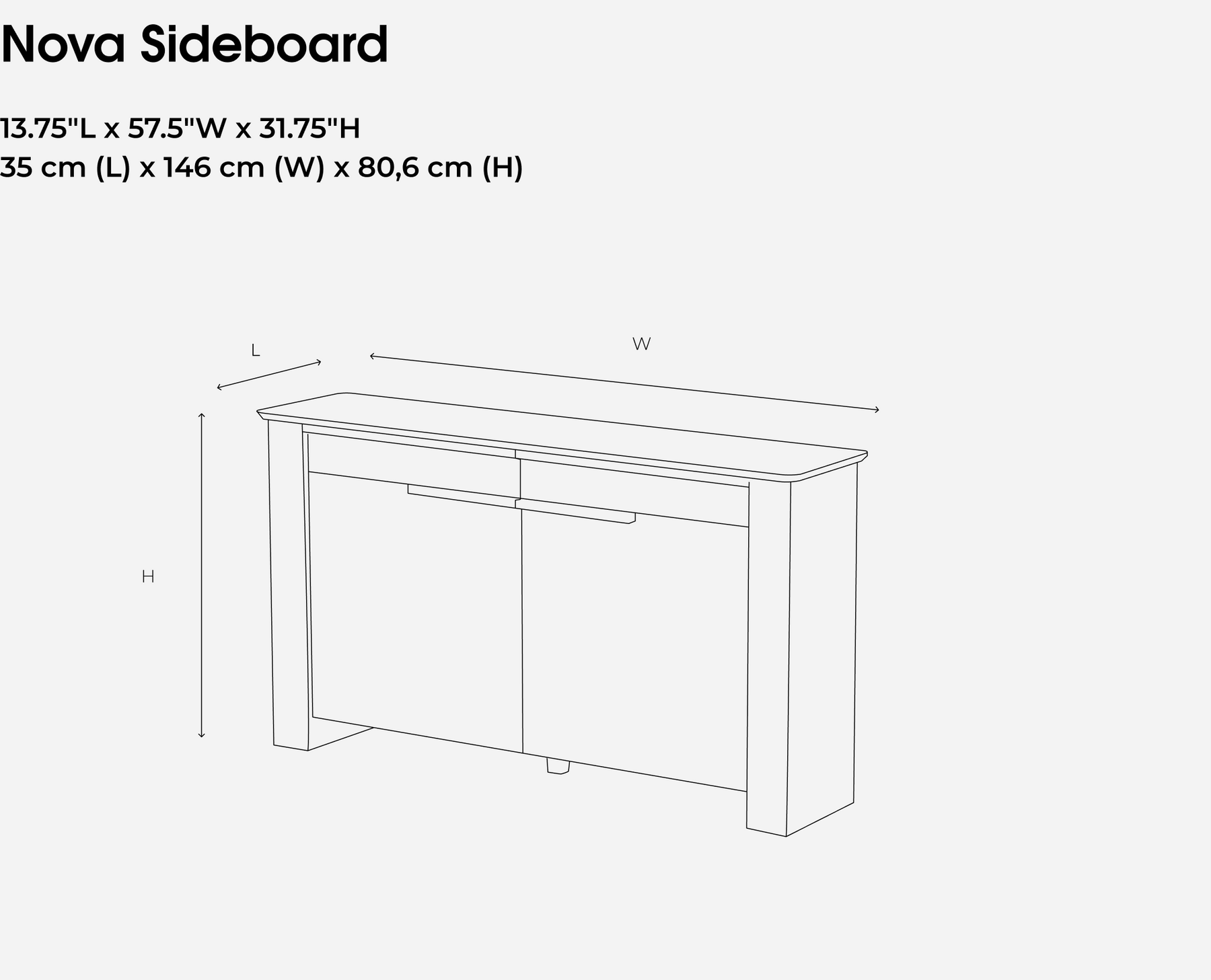 nova sideboard expanded