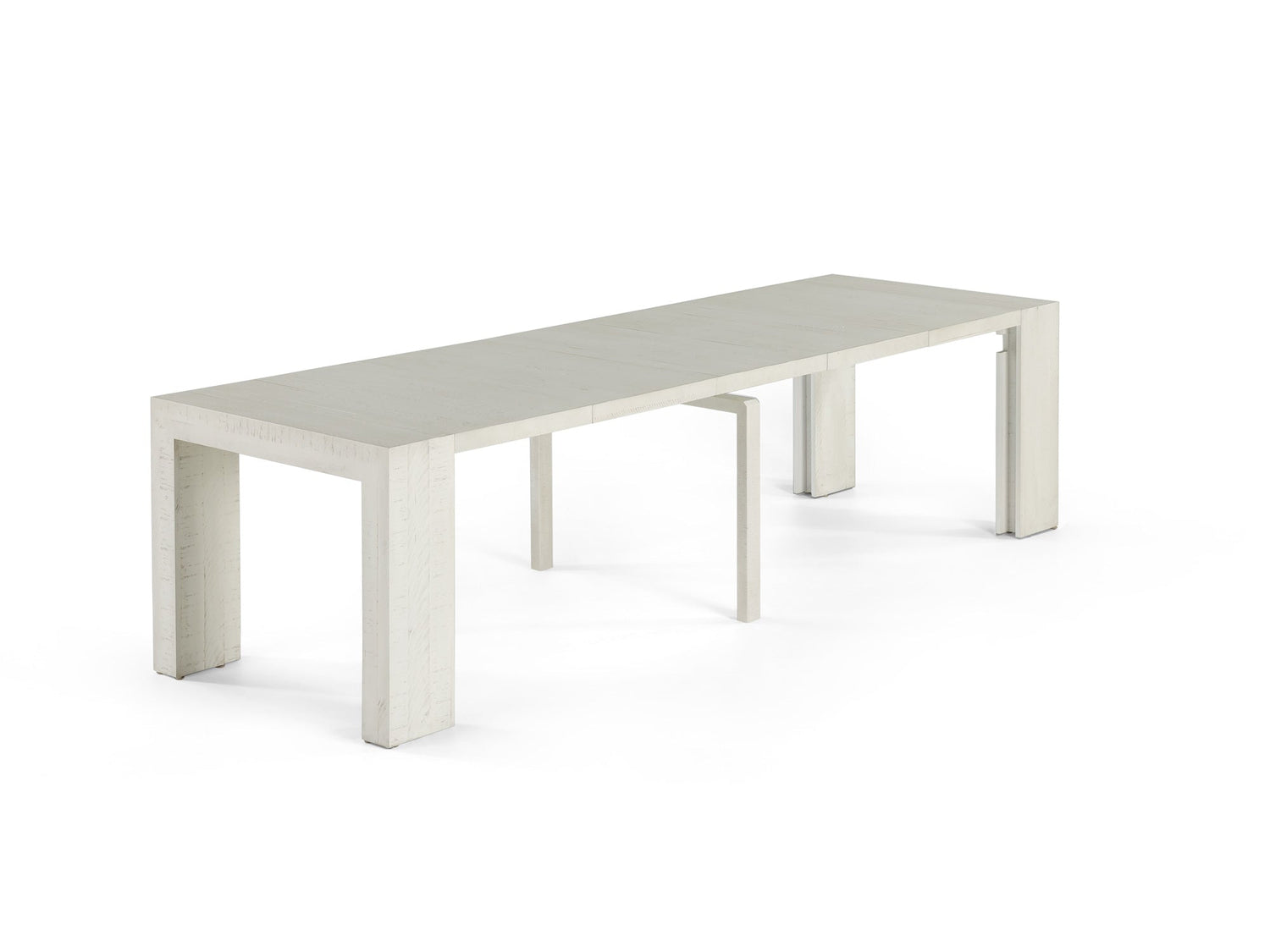 Canadian Birch::Gallery::Expanded Canadian Birch Transformer Table Showing Removable Panels